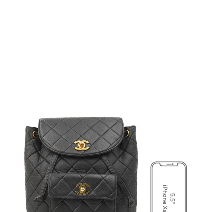 Quilted Duma CC Backpack Black | Studio Nafay