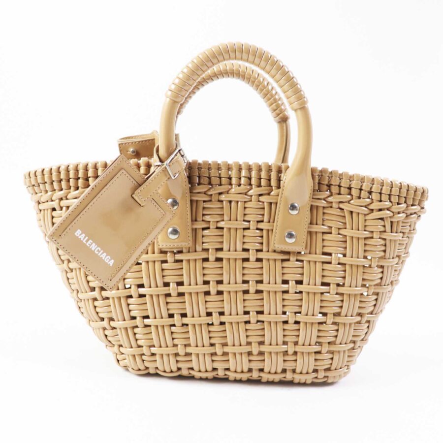 Balenciaga Bucket Bag beige – front view