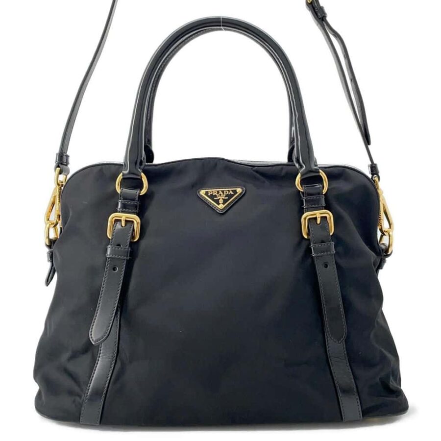 Prada handbag black – front view