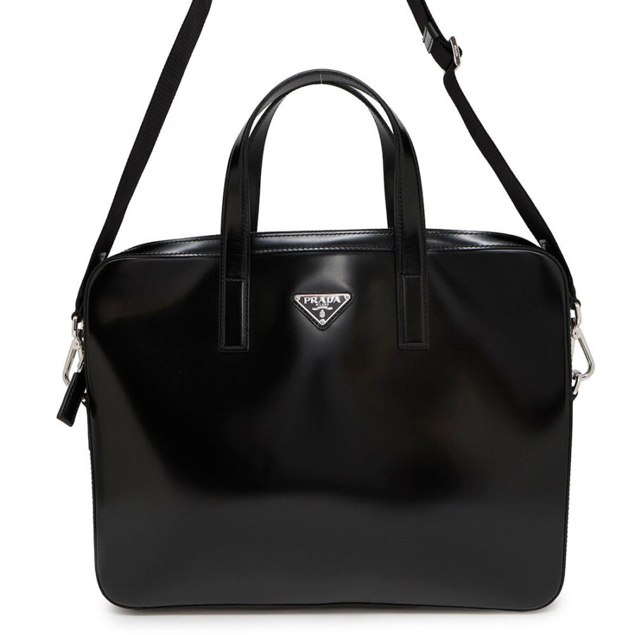 Prada handbag black – front view