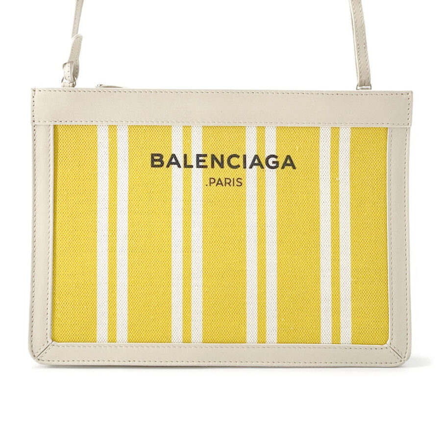 Balenciaga Shoulder Bag yellow – front view