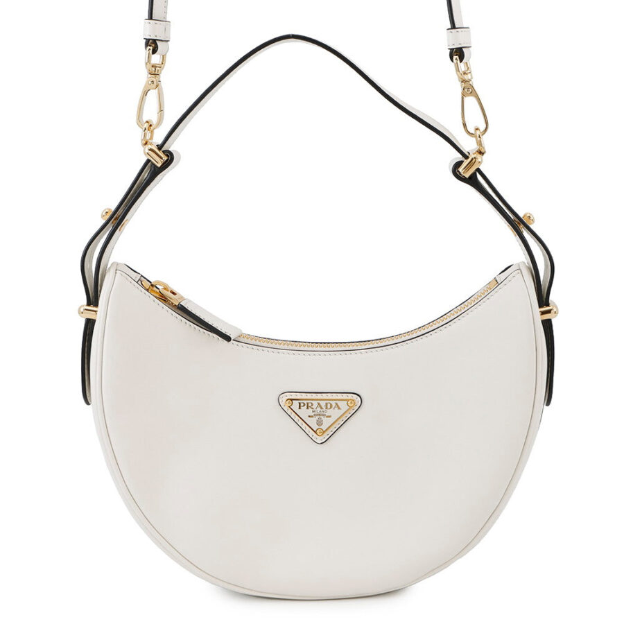 Prada Shoulder Bag white – front view