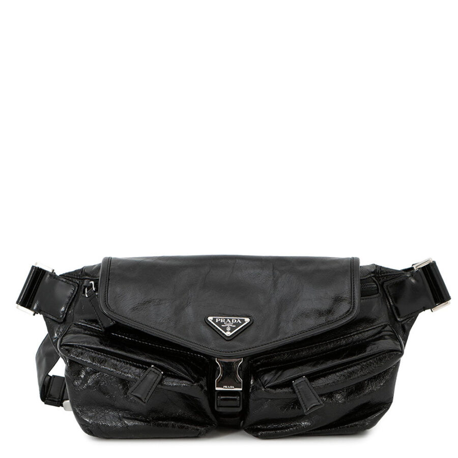 Prada Crossbody black bag – front view