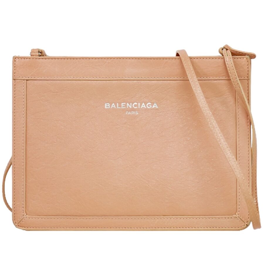 Balenciaga Pouch navy bag – front view