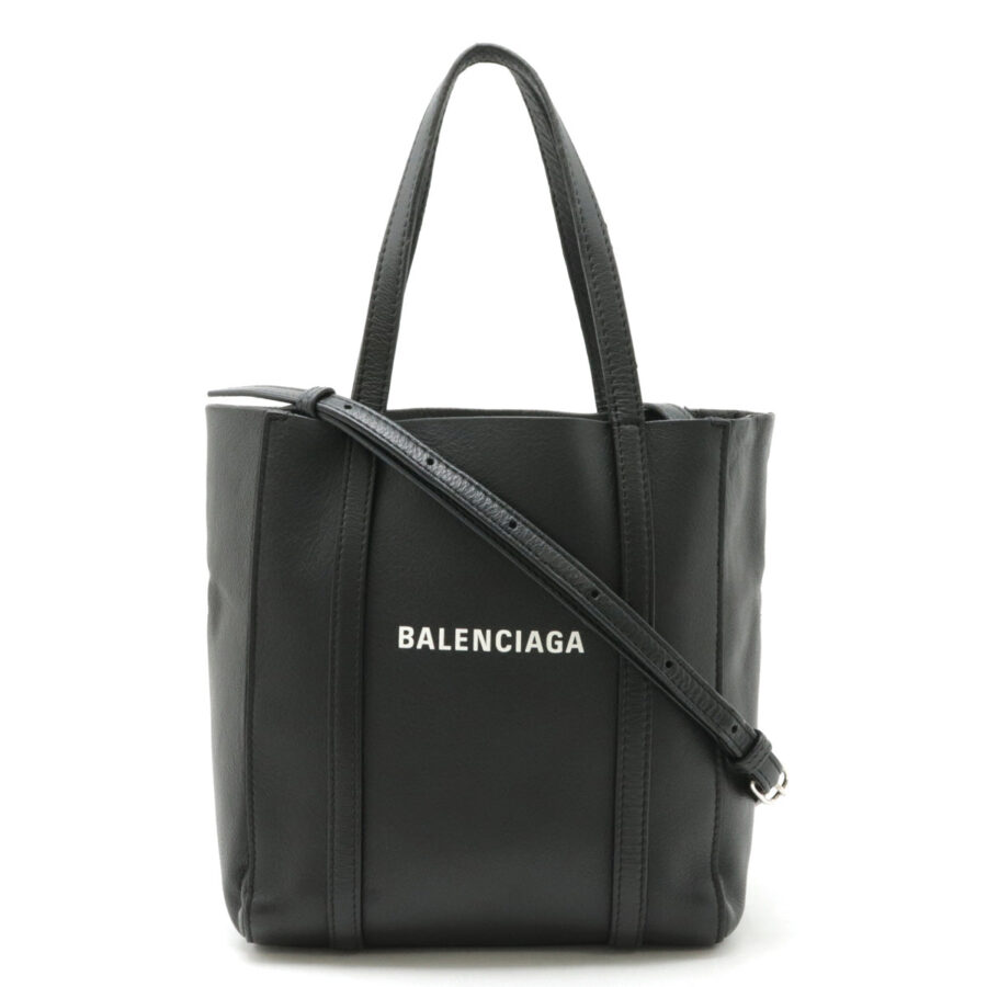 Balenciaga Everyday black bag – front view