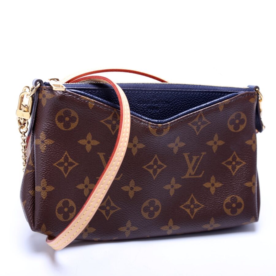 Designer Clutch navy bag – front view