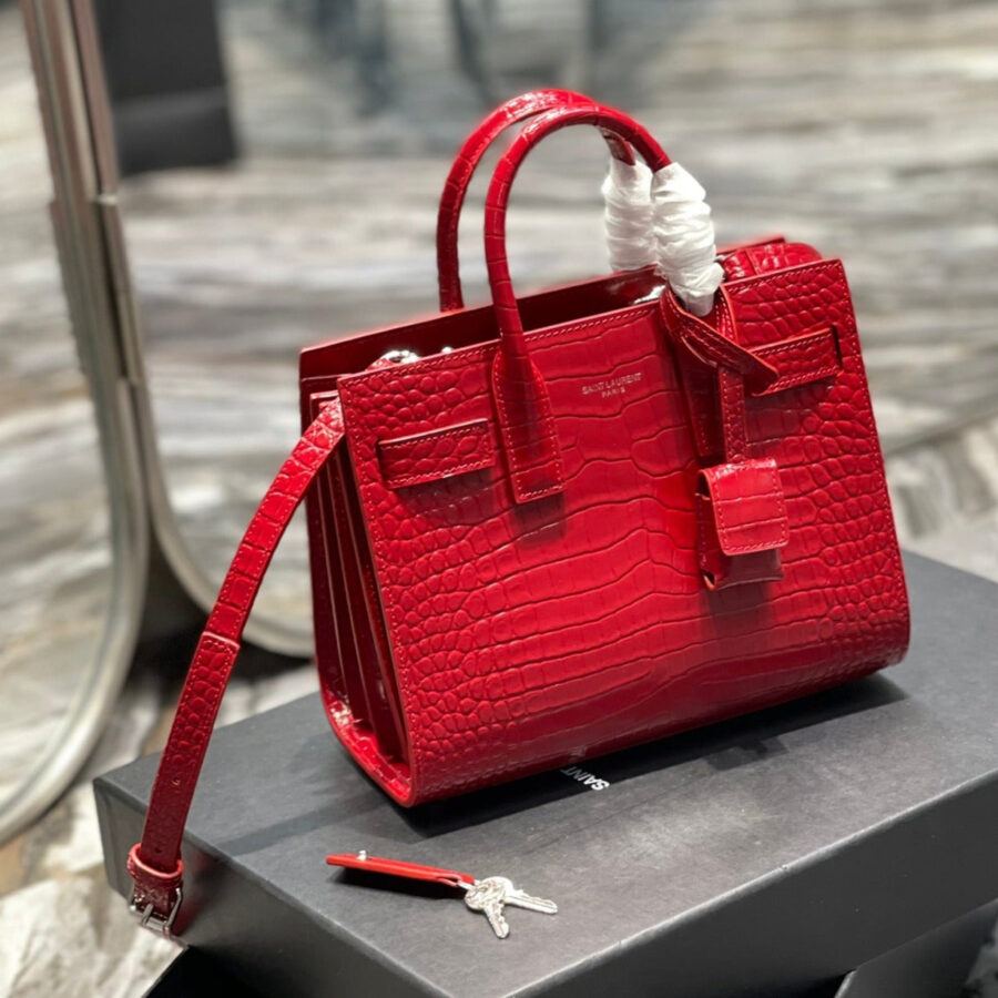 Saint Laurent Sac de Jour gold bag – front view