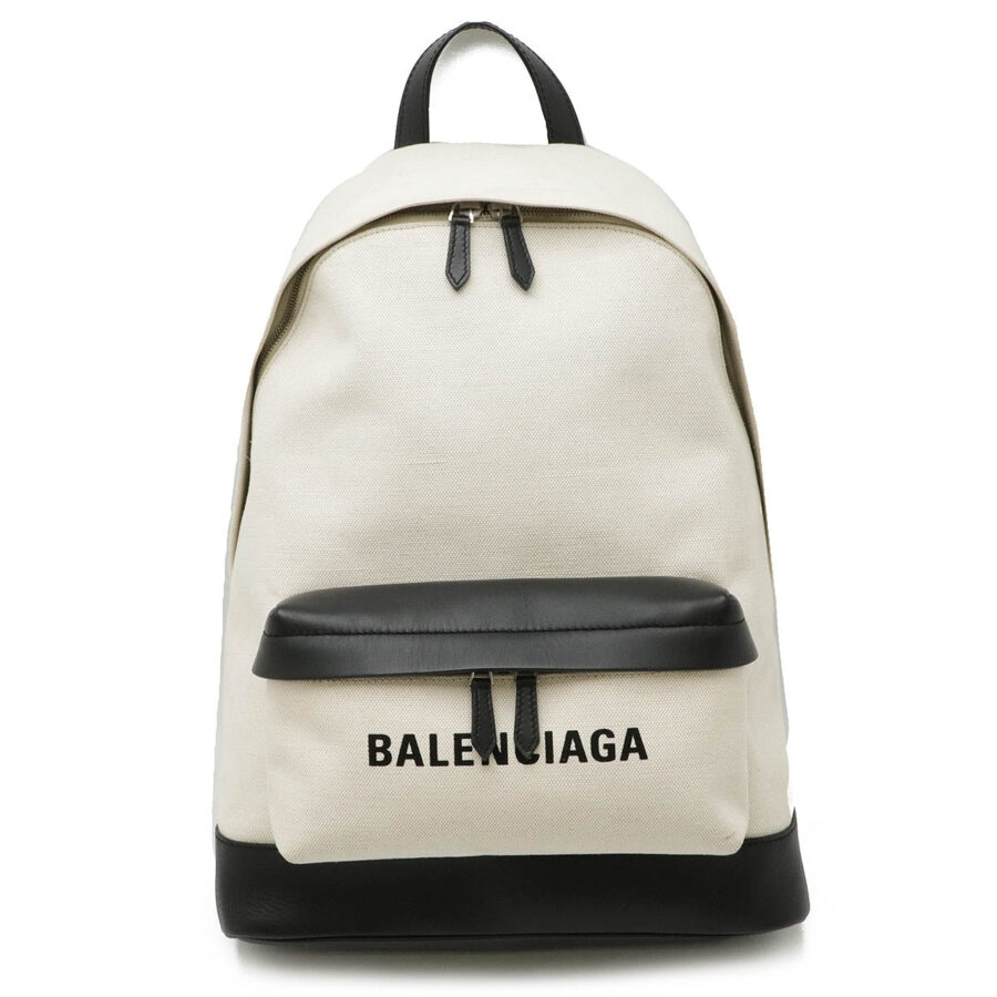Balenciaga Backpack black bag – front view