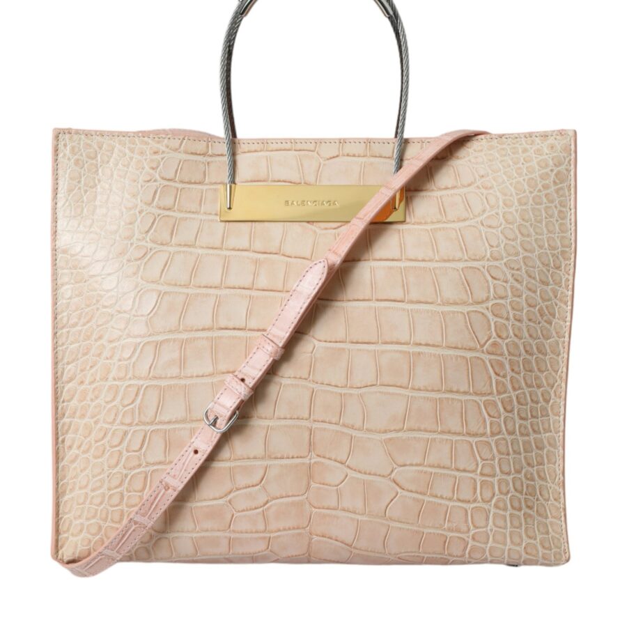 Balenciaga Tote pink bag – front view