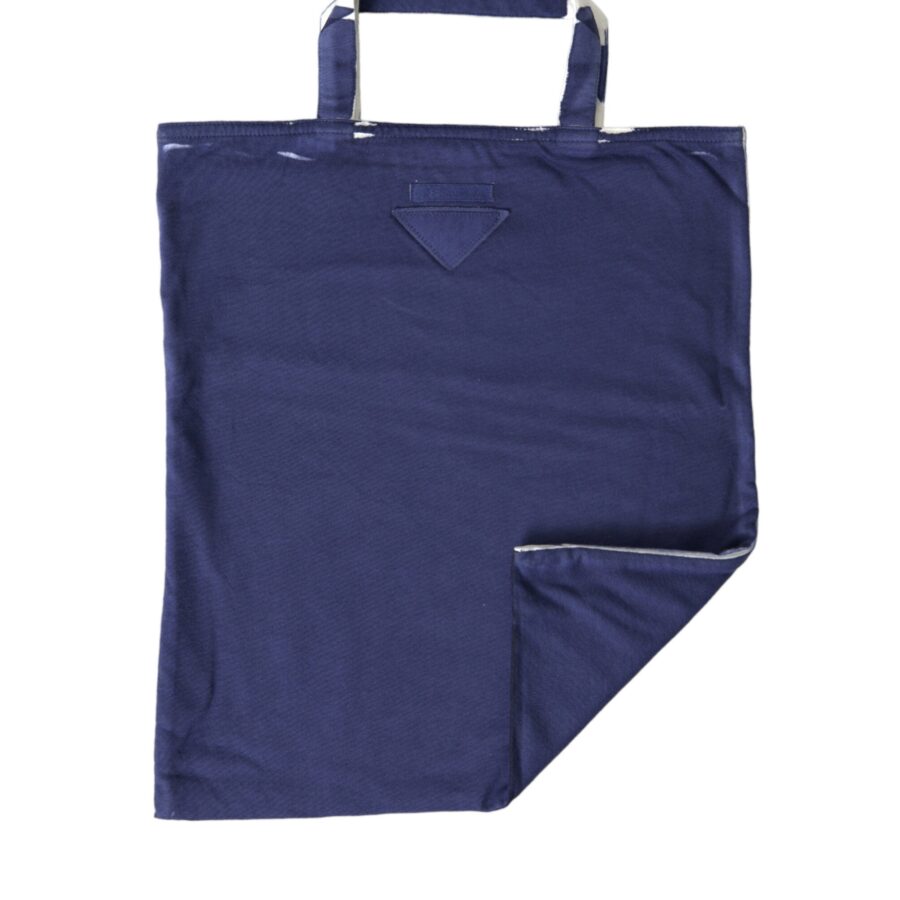 Prada Tote blue bag – front view