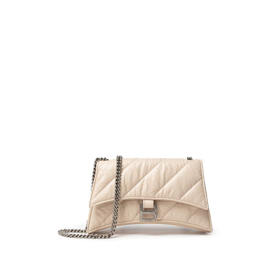 Balenciaga Shoulder Bag beige – front view