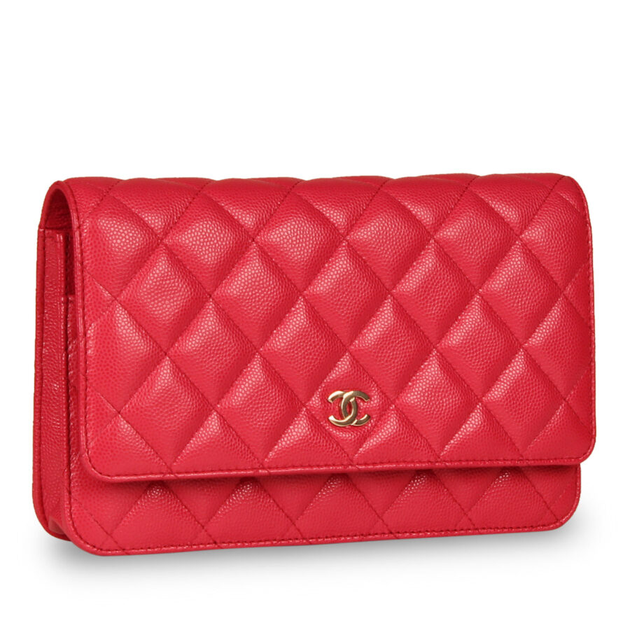 Classic Wallet on Chain - Pink Caviar | Studio Nafay