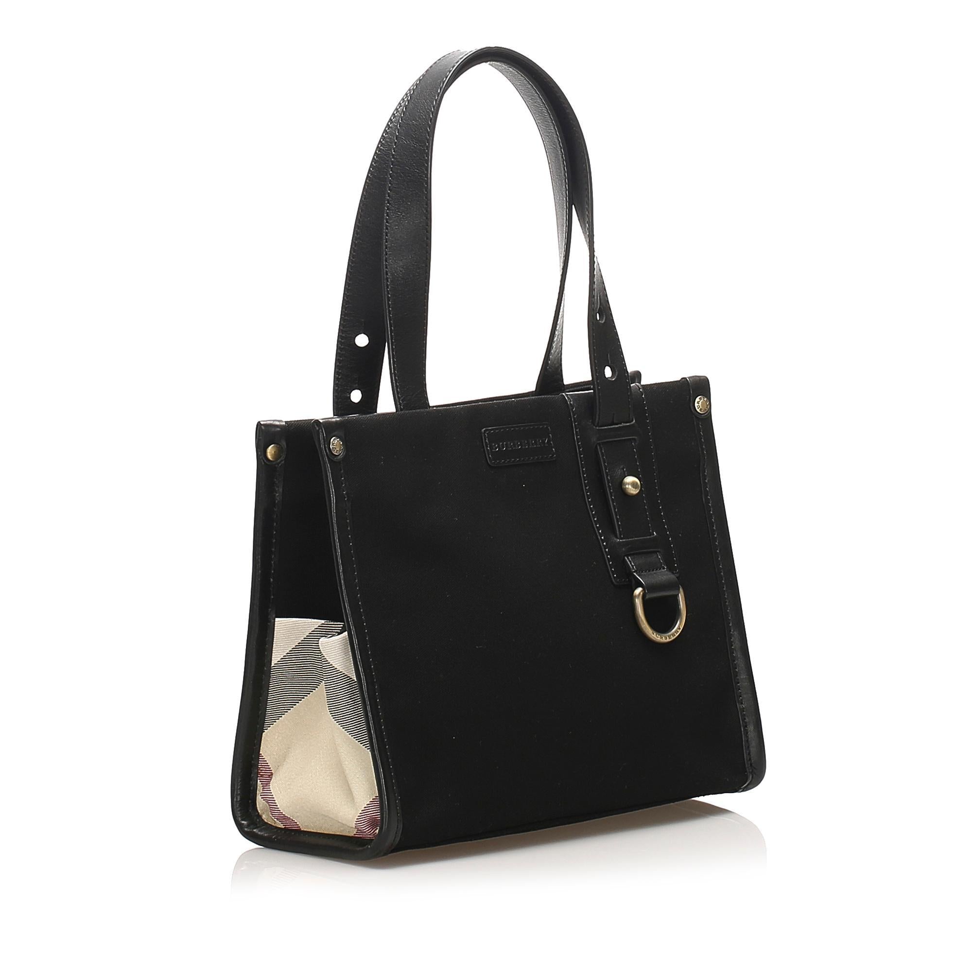 Burberry Canvas Handbag
