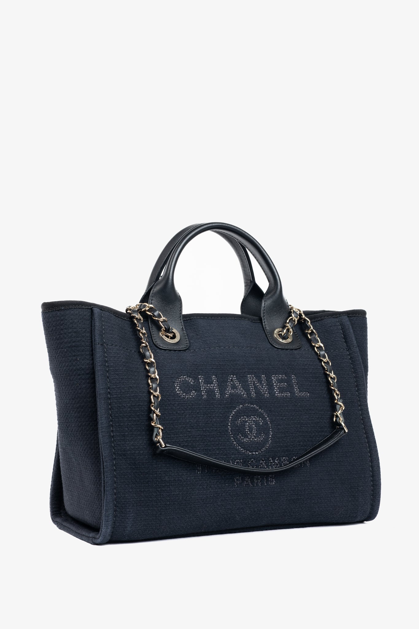 Small Deauville Black Look a Meno Tela Logo Shopping