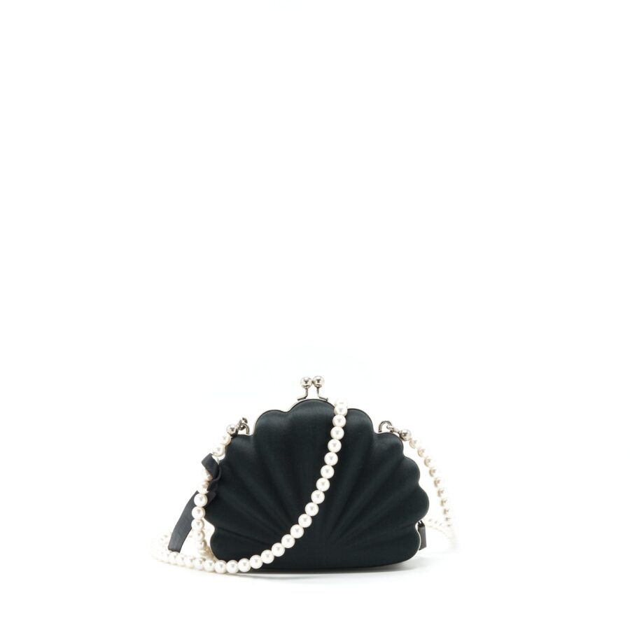 Balenciaga Clutch black bag – front view