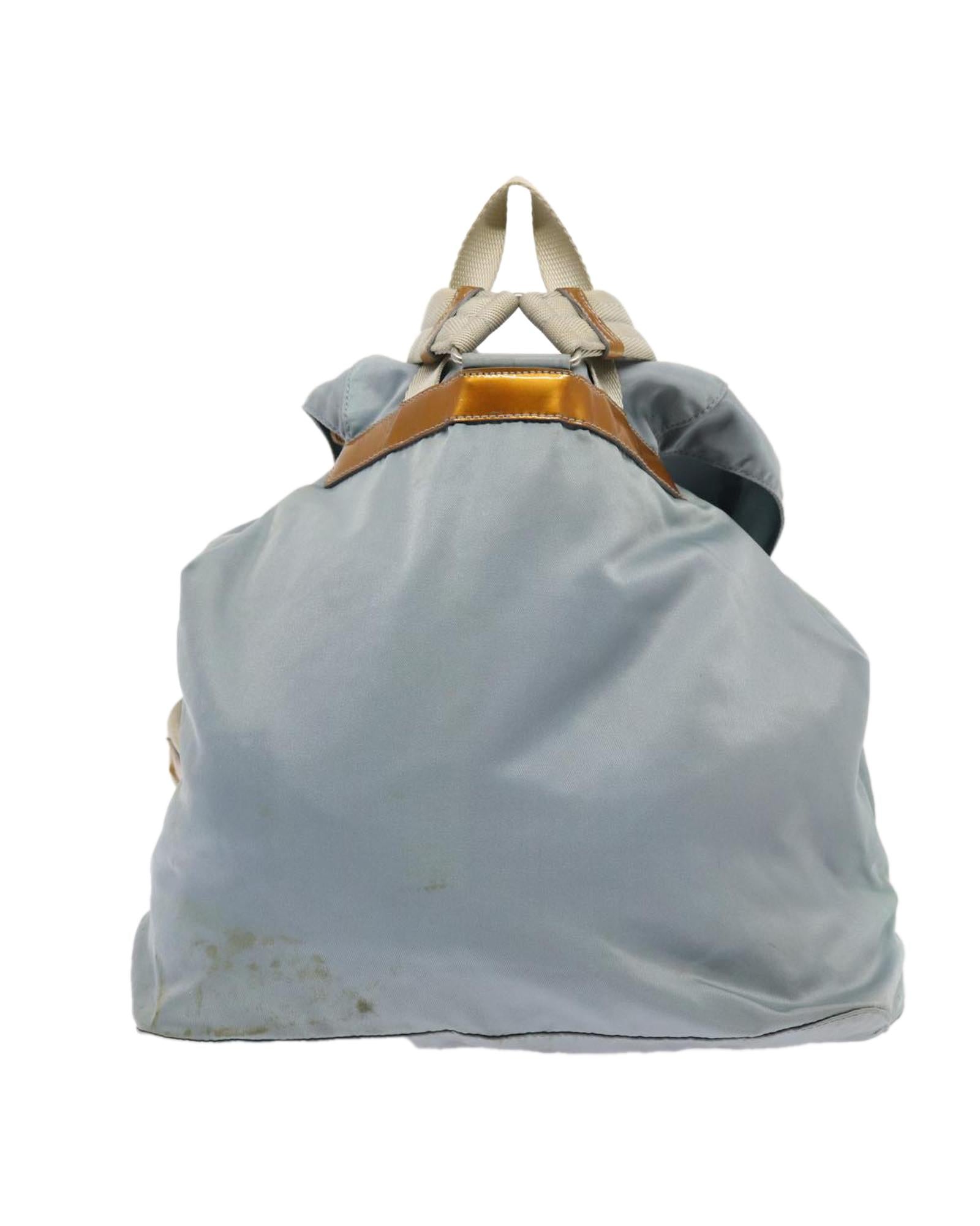 Nylon Backpack With Silver-tone Hardware
