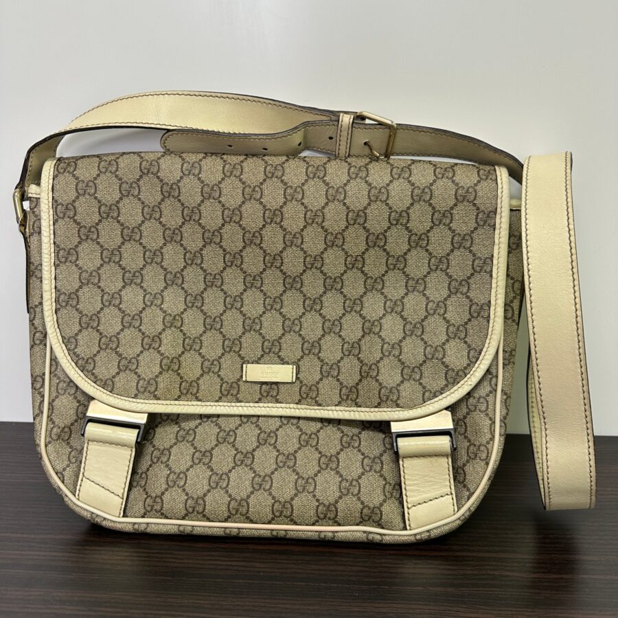 Gucci Crossbody grey bag – front view