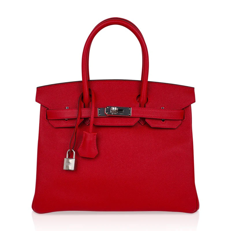 Birkin 30 Look à Petit Prix Rouge Casaque Epsom